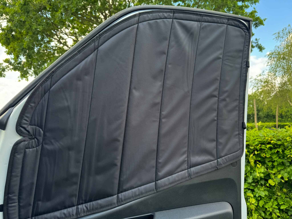 Mercedes Benz Sprinter and VW Crafter Window Covers Front Cabin - 3-piece set